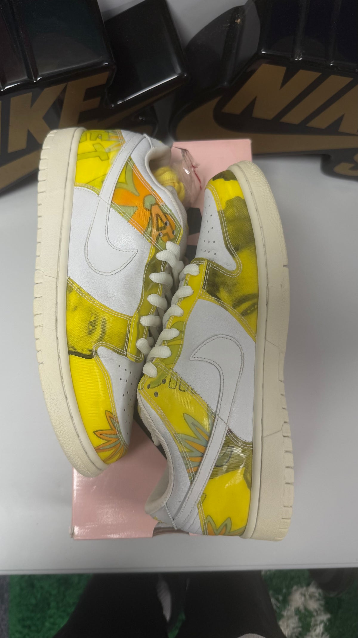 DE LA SOUL LOW WHITE UK 8.5 2005
